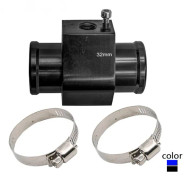 Aluminium Svart Vattentermometer Adapter Rör Radiator Sensor Adapter Klämma - SW32 - Svart (2-pack)[co]