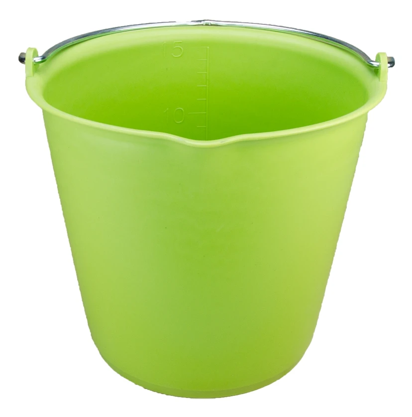 Hink 15 l med hällpip lime