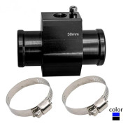 Aluminium Svart Vattentermometer Adapter Rör Radiator Sensor Adapter Klämma - SW30 - Svart (2-pack)[co]