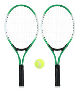 Set med 2 tennisracketar för tonåringar för träningstennis, grön[YD]