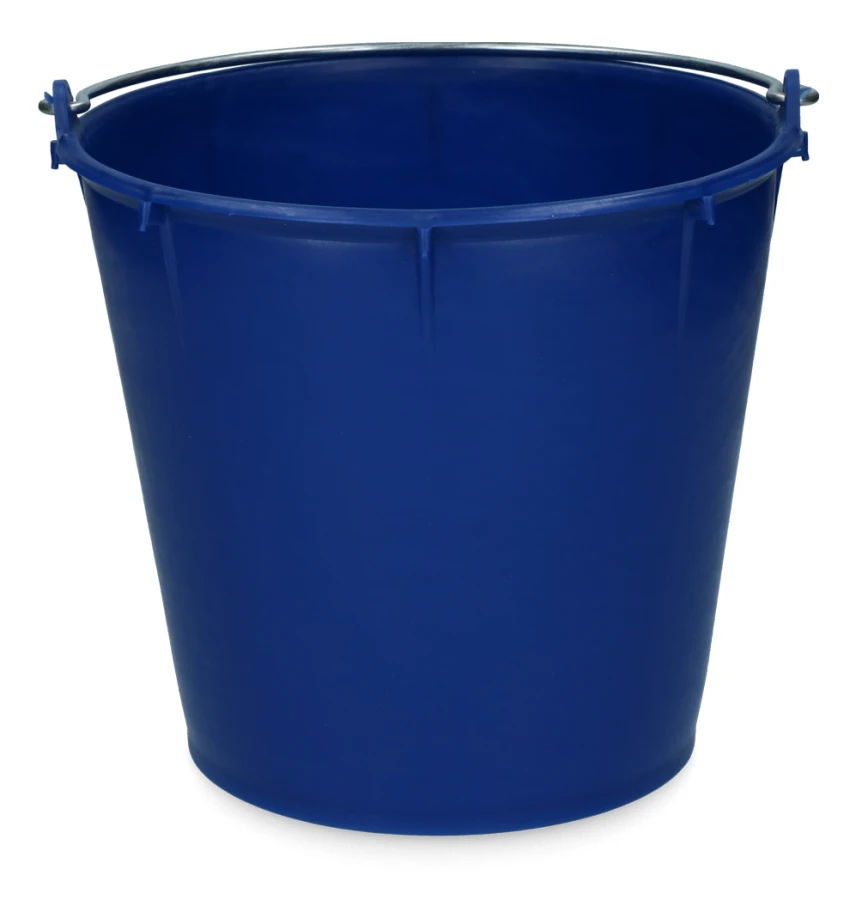 Hink 7 l med handtag mörkblått