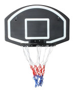 Väggmonterad basketkorg 72x46 cm, okrossbar akrylplanka med breakaway-ring, kraftig stålkonstruktion, för inomhus och utomhus, passar alla standardbol