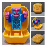 McDonalds Transformer 1988 Hamburger Quarter Pounder Cheese Happy Meal Toy 80s