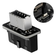 USB 3.0 intern header till USB 3.1/3.2 typ C front typ E adapter omvandlare A