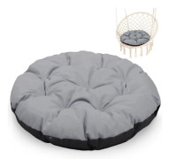 Papasan Chair Cushion Outdoor Seat Cushion 60 cm - Hanging Garden Chair Cushions Rattan Dark Grey