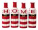 4-pack Jul Vinflaskor Omslag - Stickad Jultomte \"HOME \" Design, Randiga Bokstavsmönster, Festlig Julbordsdekoration[co]