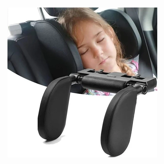 Nackstöd för bil - Nackstöd för barn i bil - Svart - Memory foam