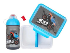 HÄLSOSAM BLAD Snygg collation Flaska 0,5 l MONSTER TRUCK, set