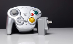 Tredjeparts Handkontroll Wireless Silver - Nintendo Gamecube