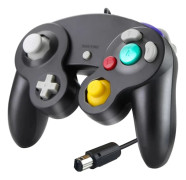 Handkontroll, Kompatibel, Nintendo, GameCube, Wii, Svart