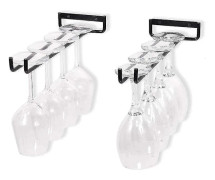 Set med 2 glasunderlägg hängande glasunderlägg för vinglas, öl