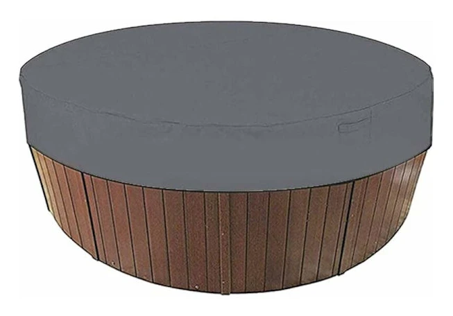 Runt poolskydd pool solskydd 100 UV-resistent spa-skyddsöverdrag 190T för utomhus spa badkar 190 30cm - MODOU