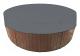 Runt poolskydd pool solskydd 100 UV-resistent spa-skyddsöverdrag 190T för utomhus spa badkar 190 30cm - MODOU