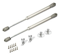 2 st 120N Lockstöd Mjukstängande Gångjärn Hydrauliska Gasfjädrar Universal Gasfjäder Lyftstöd - WELLNGS