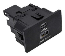 Dubbelt USB-gränssnittsmodul Uppgradering Typ C+USB-gränssnitt Kompatibel med SYNC 3 HU5Z-19A387-A-WELLNGS