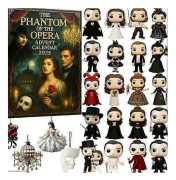 (The Phantom of the Opera) 2025 Julkalendrar Dekoration Akryl icke-3D Full stil A