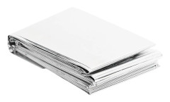 10-pack Vikbara Termiska Nödfiltar, 130 x 210 cm, Dubbelsidig Silver för Överlevnadsvärme{YFL}
