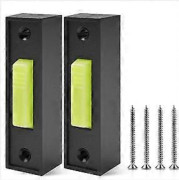 Universell Garagedörröppnare, 2-pack, Belyst Väggmonterad Tryckknapp med Svart Finish