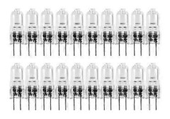 20 st G4 halogenlampor, 20W 12V halogenlampor