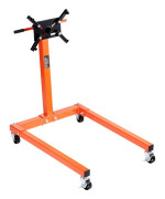 Rotationsmotorstöd-Duoku-590 kg-360 ° Justerbart Huvud-Stål Motorblock Stöd med Plattform-4 Hjul