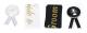 Bröllopsskärp Groom To Be Bride To Be Pin Badge Dekorationsaccessoarer för festfoto