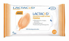 Lactacyd Femina Våtservetter för intimhygien 1 op - 15 st.