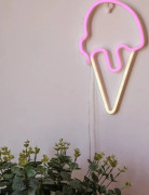 Neonljus Glass Led Neonskylt Dekorativ Neonlampa för Hemmet