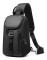 Fashion Sling Bag med USB-port Axelväskor för Män Bröst