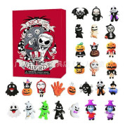 Halloween Nedräkningskalender Blind Box Spökatmosfär Gotisk Jul 24 Gåvor Adventskalender
