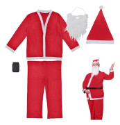 Jultomten dräkt skägghatt