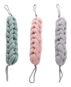 3 st Ryggskrubbare Mesh Duschpuffar Loofahs Djup Exfolierande Bad Duschpuff Ryggborste Svampar Tar Bort Döda Hudceller