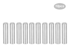 10 st Runda Axlar 4100‑0006‑0025 Rostfritt Stål Φ6mm Kompatibel för TETRIX Robotar