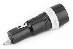 20 st Säkringshållare MF-527 5x20mm Säkringshus Svart Säkringsskydd