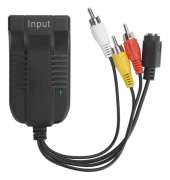 HDMI till hane för AV/CVBS/S-Video Adapter Komposit Video Ljudkabel Konverterare 1080P