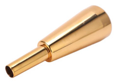Trumpet Munstycke 3C Metallmaterial Långvarig Lyster Tjockare Tyngre Utbytbart Munstycke Instrumentdel Guld