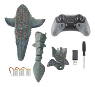 Trådlös Fjärrkontroll Mosasaurus Dinosaurieleksak Realistiskt Sjömonster för Barn 6+ Inkluderar 3 Batterier[co]
