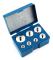 5 st/6 st/7 st/Set Kalibreringsvikt Kit Smycken 105g 205g 500g Totalvikt
