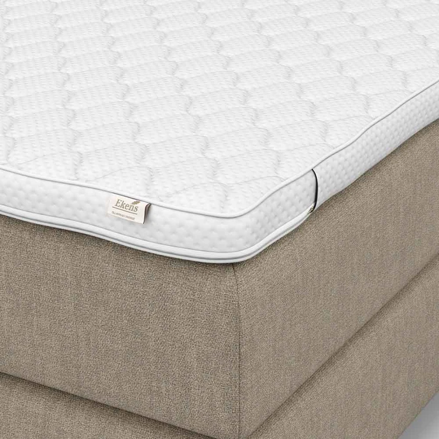 Ekens Tempflex Supersoft Quilt Bäddmadrass 90x210 Vit