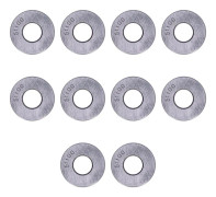 10 st Plan Kullager Hög Precision Avtagbar Miniatyr Axial Metallager Kit51100