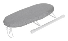 Mini Strykbräda Vikbar Ärm Manschetter Kragar Strykbord för Hem Resa Användning Silver Tyg