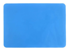 Silikonplatta Vattentät Bordstablett Bordsmatta Värmeisoleringsplatta Halkskydd Tvättbar Resinplatta för DIY UV Epoxi Hantverk 40x30cm blå