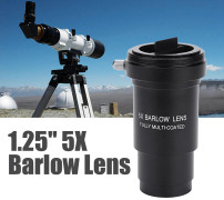 Flerlagersbehandlad 1,25 tum 5X Barlowlins M42-gänga för 31,7 mm teleskopokular