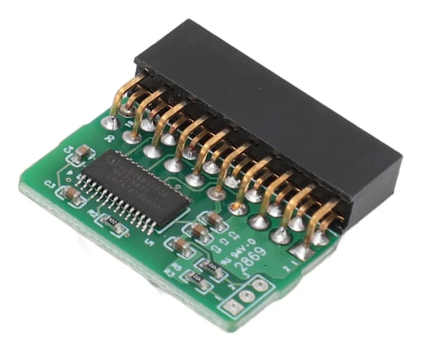 20Pin TPM 2.0 Modul Vertikal Trusted Platform Module för SuperMicro AOM TPM 9665V TCG 2.0