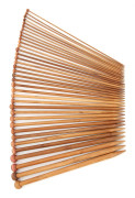 36 st Stickor DIY Karboniserad Bambu Enkelspets Ull Nätsticka för Hantverk Kläder