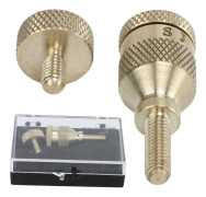2 ST 4 mm Saxofon Metallskruv Böjd Hals Sax Åtdragningsskruvar Musikinstrumenttillbehör