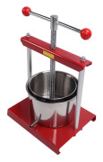 Manuell Press T-Handtag Ört Frukt Vinpress Multifunktionell Rostfri Press Juicepress 5.5L Kapacitet