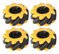 Mecanum Hjul Smart Robot Bil Delar Tillbehör OmniDirectionell DIY Leksakskomponenter 48mm (2 Par)