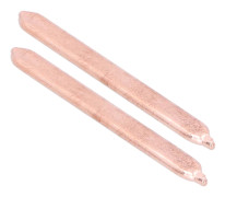 2PCS 80MM Thermal Conductive Brass Pipe DIY Laptop Notebook CPU GPU Heatsink Flat Heat Pipe