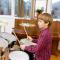Classic Drum Set, 4 Pairs of Maple Drumsticks, Wire Brush and Rod Drumsticks with Storage Bag