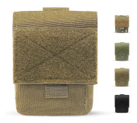 Waist Bag, Nylon EDC Pouch, Small Universal Outdoor Belt Bag for Small Tools, Khaki